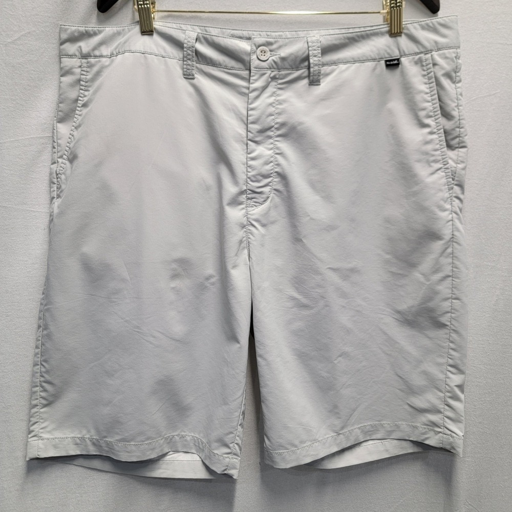 Travis Mathew Shorts Mens Size 40 Tan Stretch Breathable Golf Casual Flat Front‎